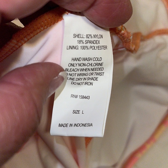 Aqua Couture Halter Swim Top Large - Picture 8 of 10